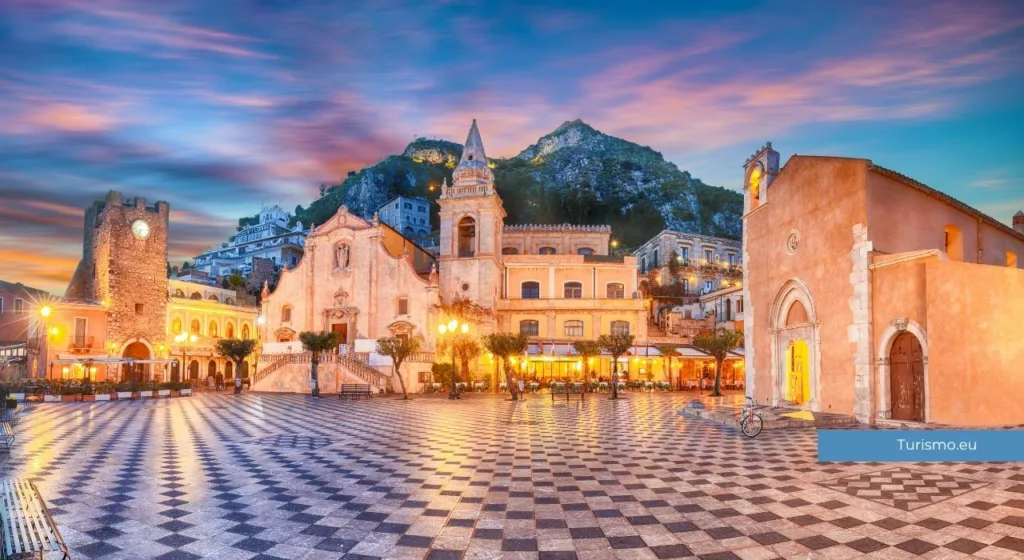 taormina, plaza
